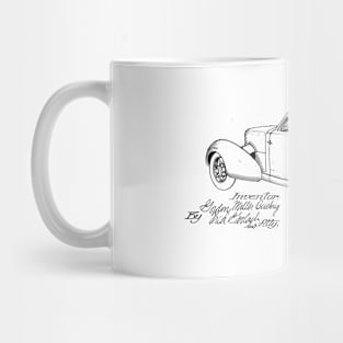 Car Vintage Patent Drawing Mug